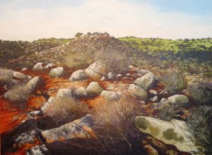 The Hellspoort camp #2 101x76cm Peter Midlane Oil Painting