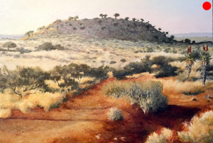 Beyond Hellspoort 2020.85x59cm Peter Midlane Oil Painting